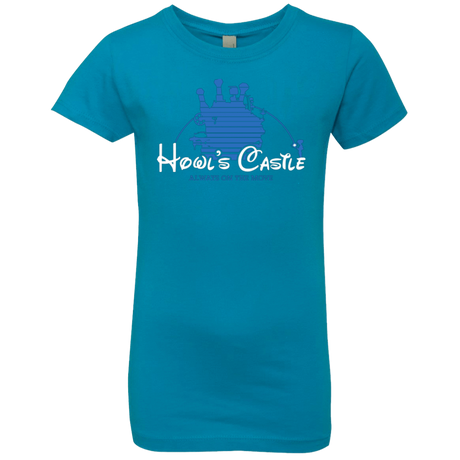 T-Shirts Turquoise / YXS Howl's Castle Girls Premium T-Shirt