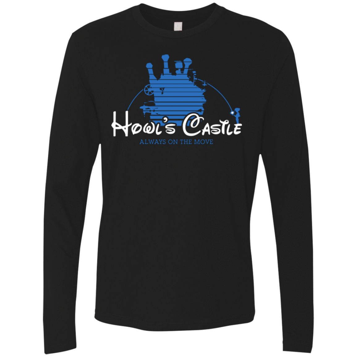 T-Shirts Black / Small Howl's Castle Men's Premium Long Sleeve