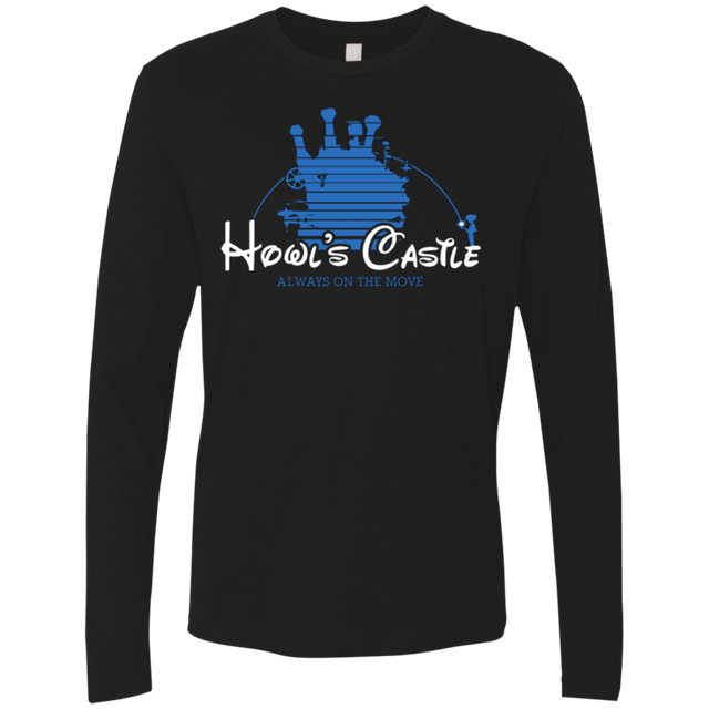 T-Shirts Black / Small Howl's Castle Men's Premium Long Sleeve