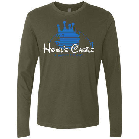 T-Shirts Military Green / Small Howl's Castle Men's Premium Long Sleeve
