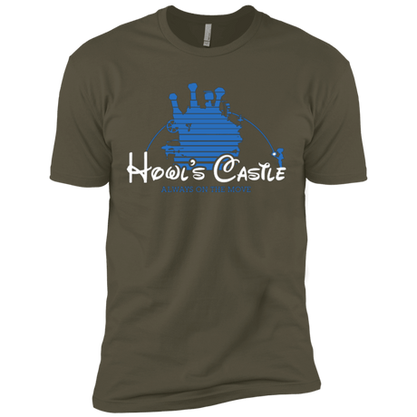 T-Shirts Military Green / X-Small Howl's Castle Men's Premium T-Shirt