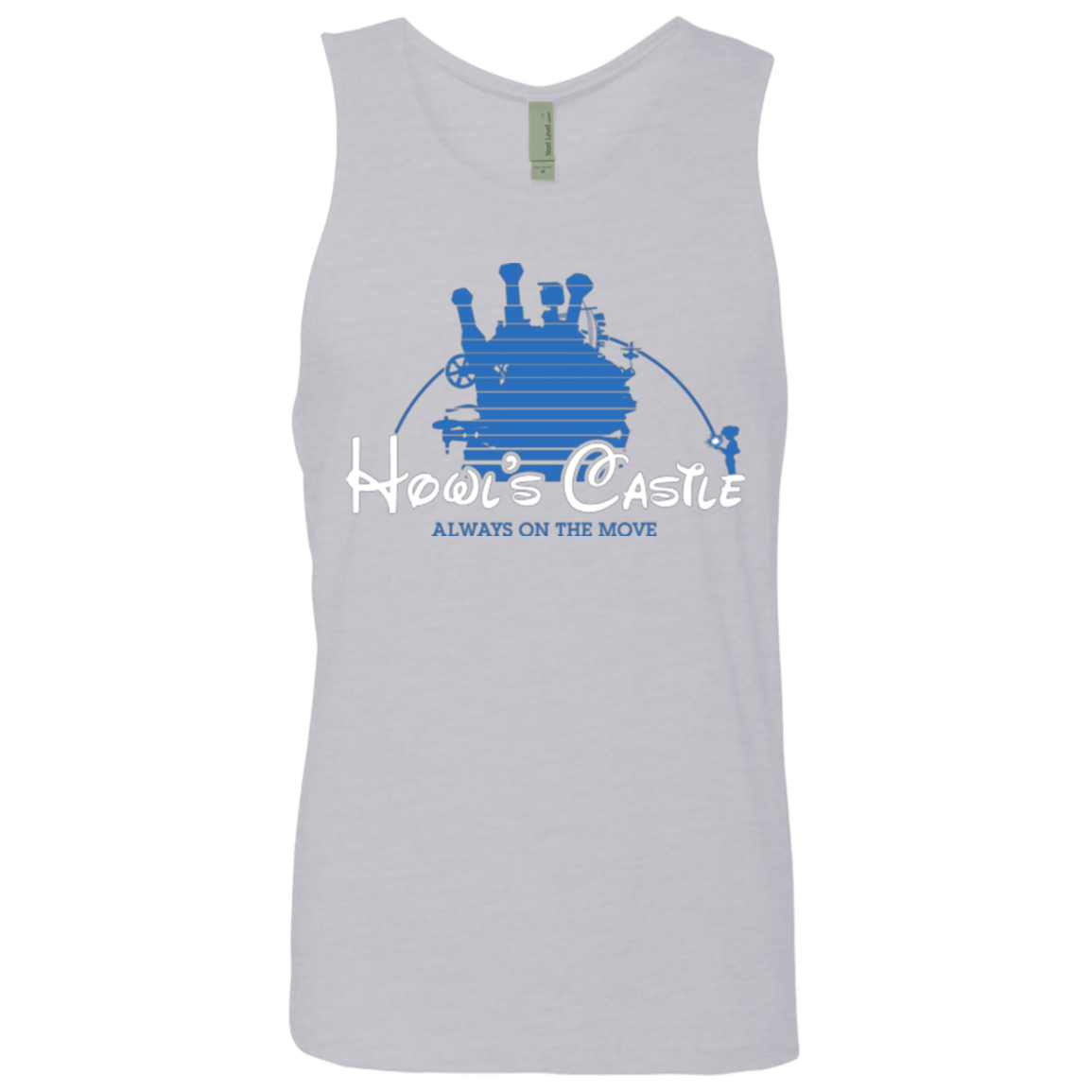 T-Shirts Heather Grey / Small Howl's Castle Men's Premium Tank Top