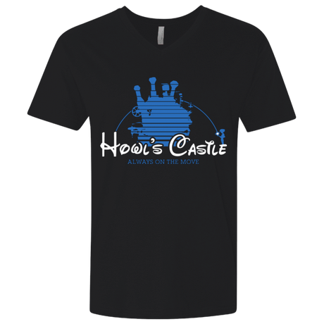 T-Shirts Black / X-Small Howl's Castle Men's Premium V-Neck