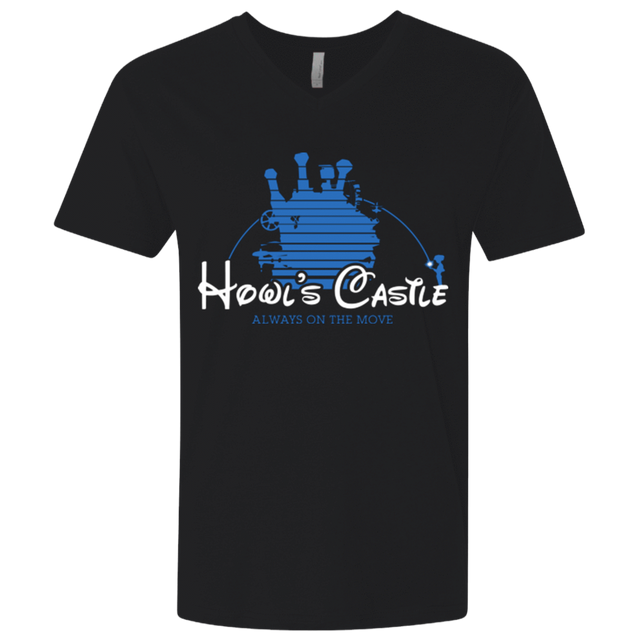 T-Shirts Black / X-Small Howl's Castle Men's Premium V-Neck