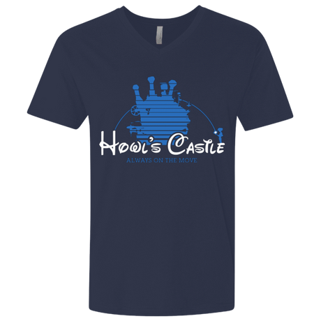 T-Shirts Midnight Navy / X-Small Howl's Castle Men's Premium V-Neck