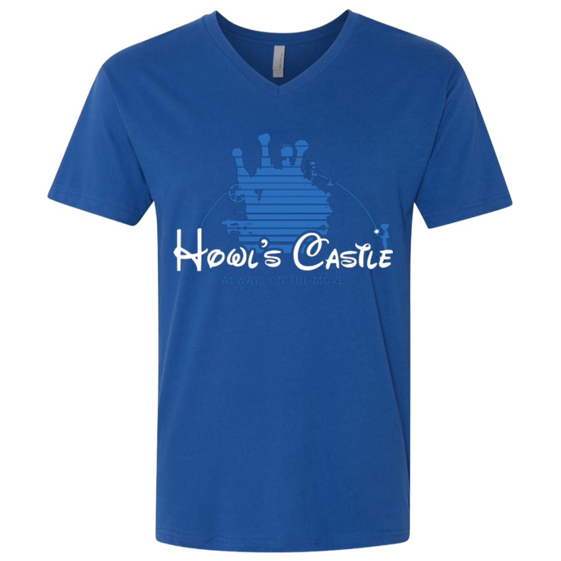 T-Shirts Royal / X-Small Howl's Castle Men's Premium V-Neck