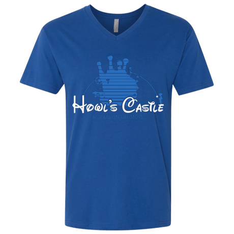T-Shirts Royal / X-Small Howl's Castle Men's Premium V-Neck