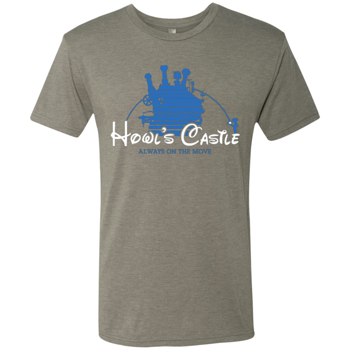 T-Shirts Venetian Grey / Small Howl's Castle Men's Triblend T-Shirt