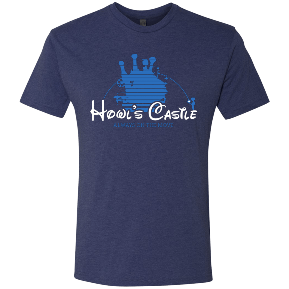 T-Shirts Vintage Navy / Small Howl's Castle Men's Triblend T-Shirt