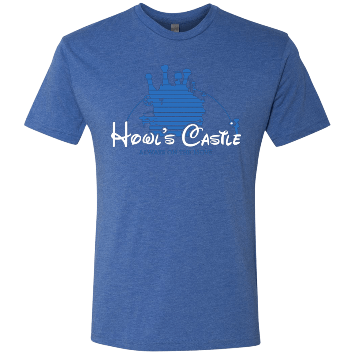 T-Shirts Vintage Royal / Small Howl's Castle Men's Triblend T-Shirt