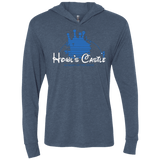 T-Shirts Indigo / X-Small Howl's Castle Triblend Long Sleeve Hoodie Tee