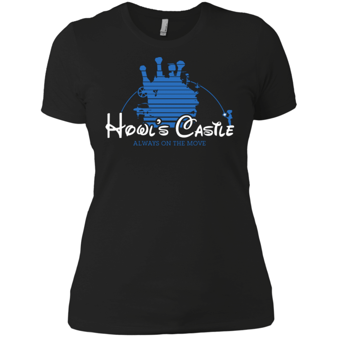 T-Shirts Black / X-Small Howl's Castle Women's Premium T-Shirt