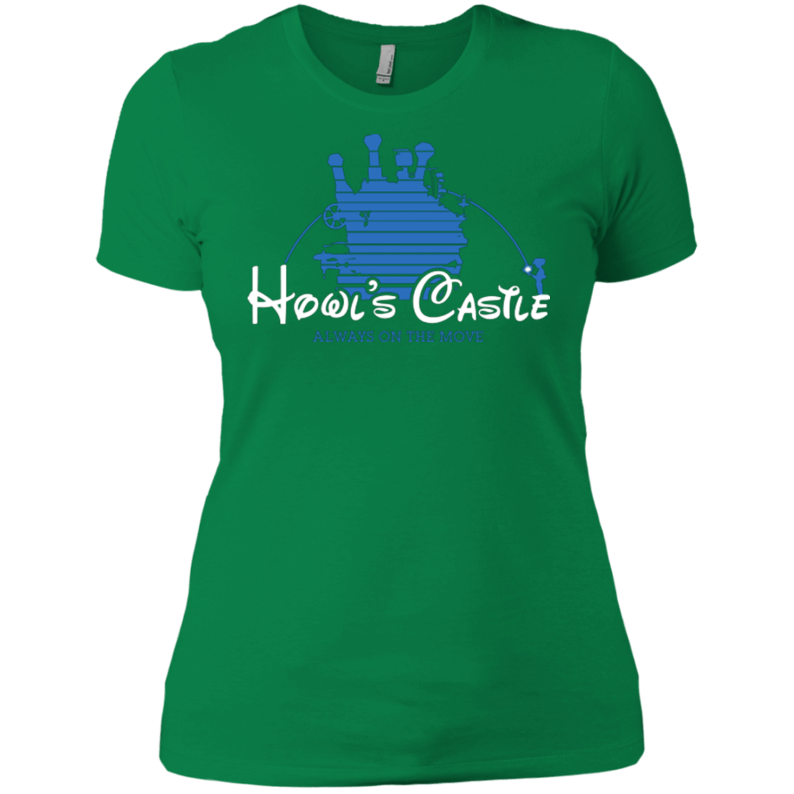 T-Shirts Kelly Green / X-Small Howl's Castle Women's Premium T-Shirt