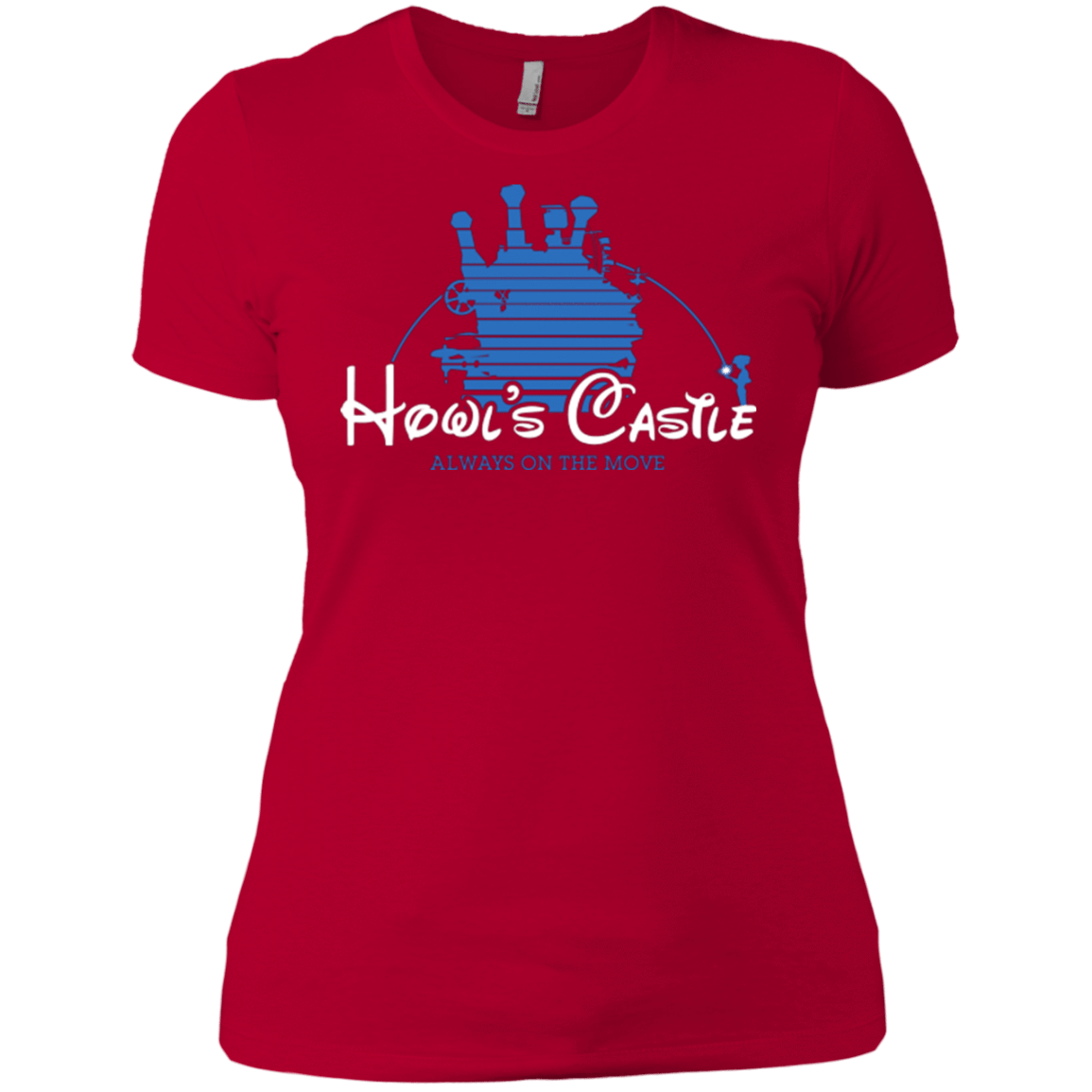 T-Shirts Red / X-Small Howl's Castle Women's Premium T-Shirt