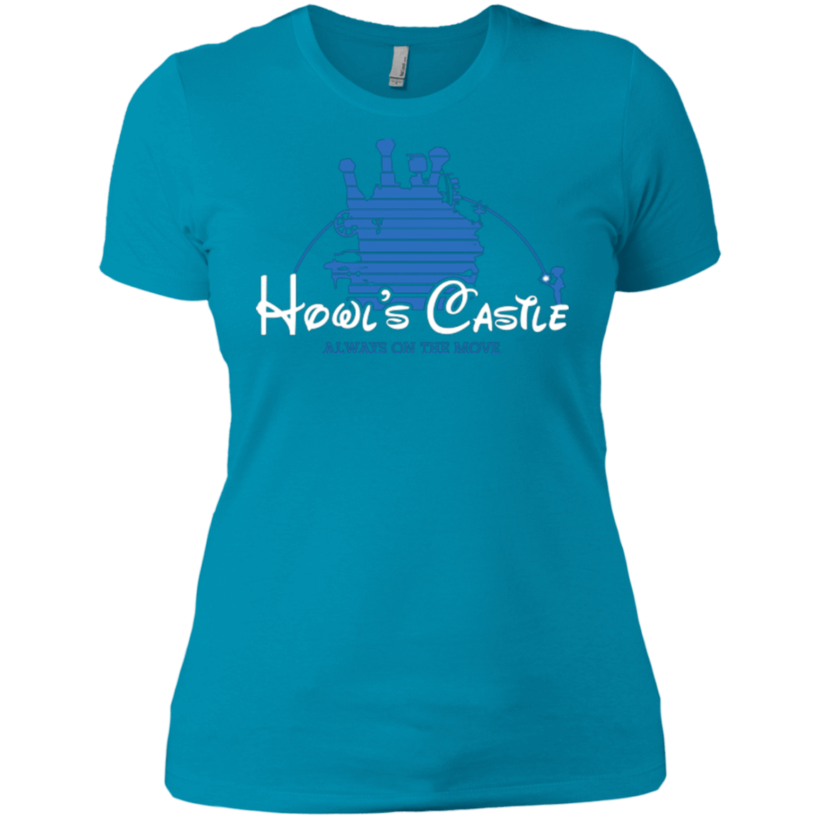 T-Shirts Turquoise / X-Small Howl's Castle Women's Premium T-Shirt