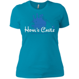 T-Shirts Turquoise / X-Small Howl's Castle Women's Premium T-Shirt