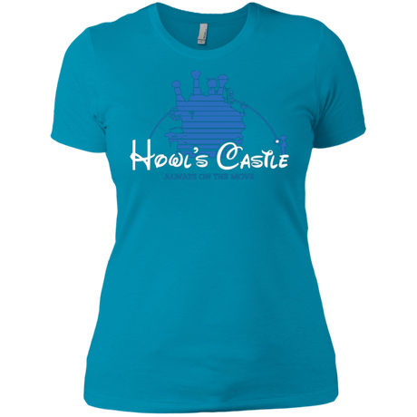 T-Shirts Turquoise / X-Small Howl's Castle Women's Premium T-Shirt