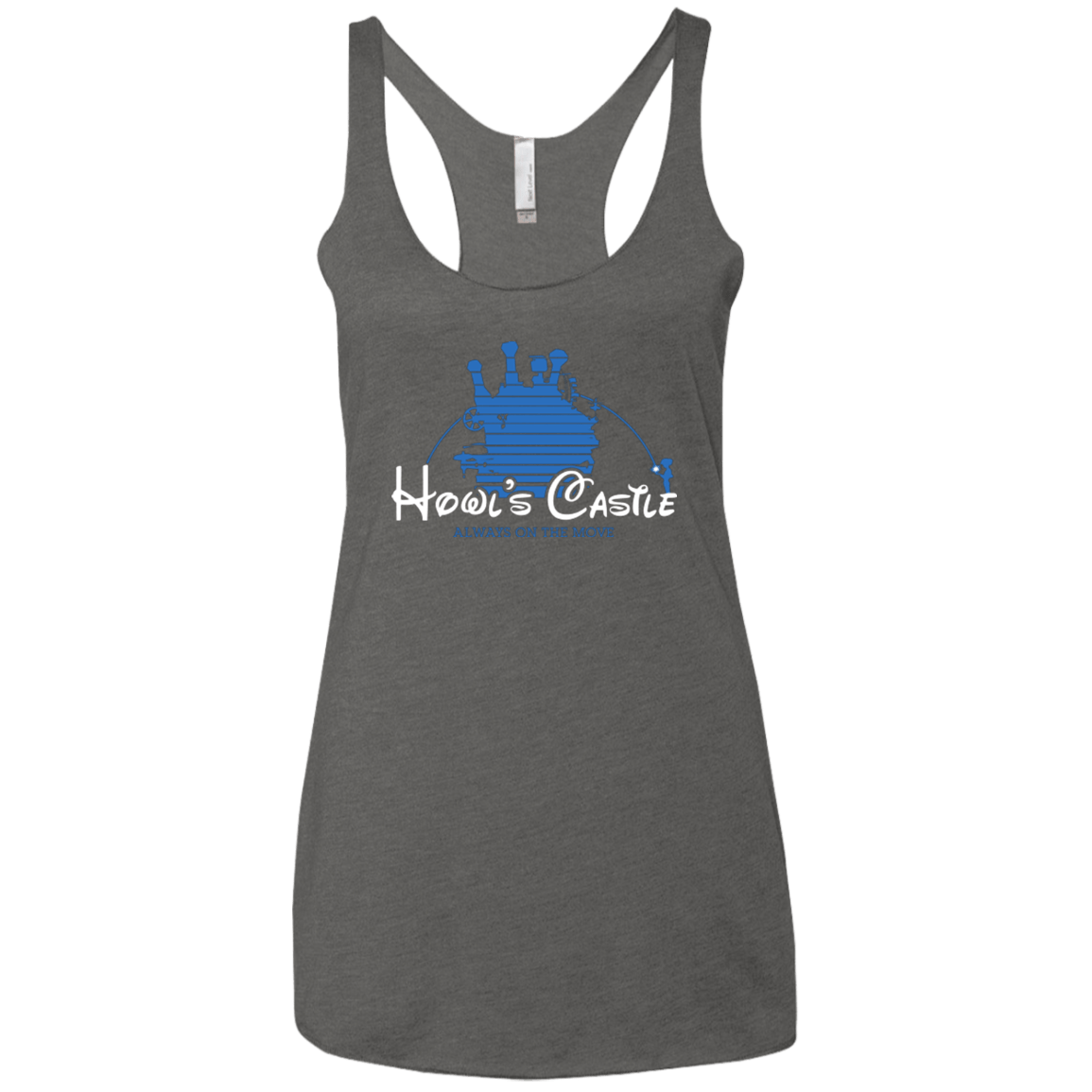 T-Shirts Premium Heather / X-Small Howl's Castle Women's Triblend Racerback Tank