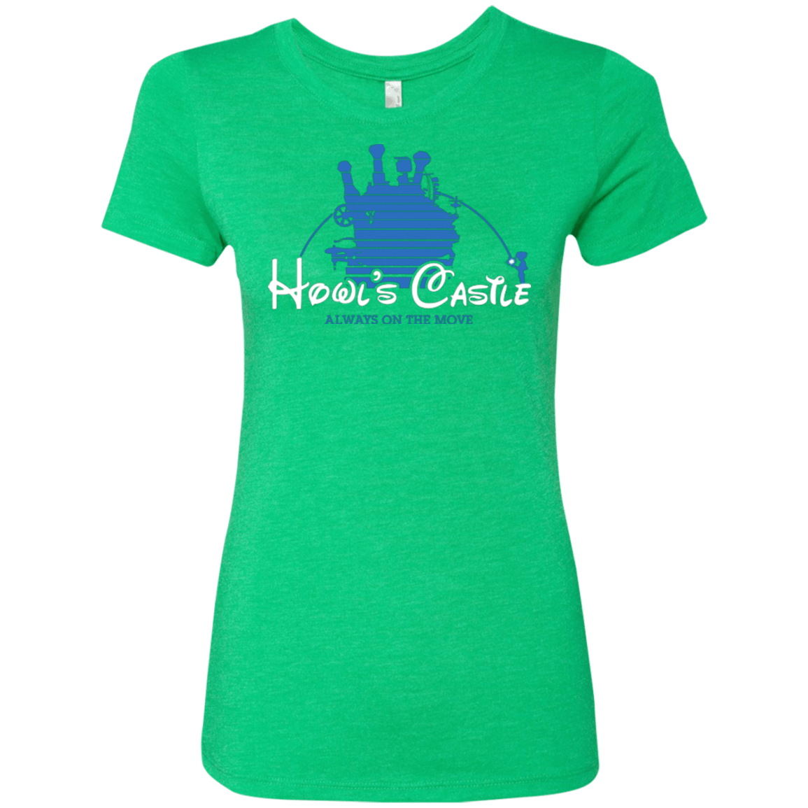 T-Shirts Envy / Small Howl's Castle Women's Triblend T-Shirt