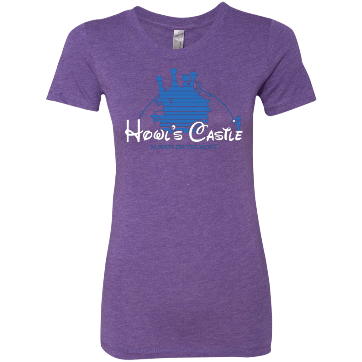 T-Shirts Purple Rush / Small Howl's Castle Women's Triblend T-Shirt