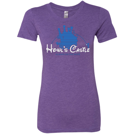 T-Shirts Purple Rush / Small Howl's Castle Women's Triblend T-Shirt