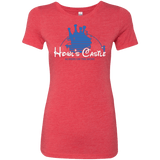 T-Shirts Vintage Red / Small Howl's Castle Women's Triblend T-Shirt