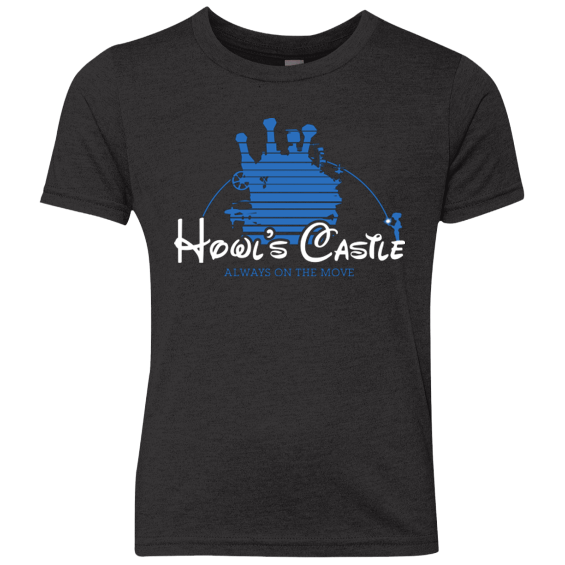 T-Shirts Vintage Black / YXS Howl's Castle Youth Triblend T-Shirt