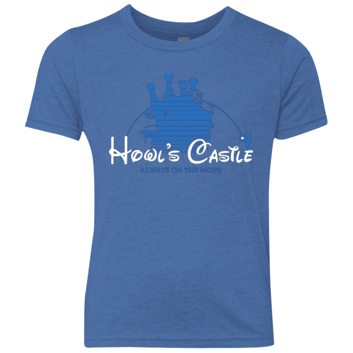 T-Shirts Vintage Royal / YXS Howl's Castle Youth Triblend T-Shirt
