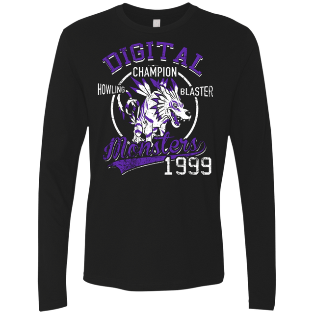 T-Shirts Black / Small Howling Blaster Men's Premium Long Sleeve