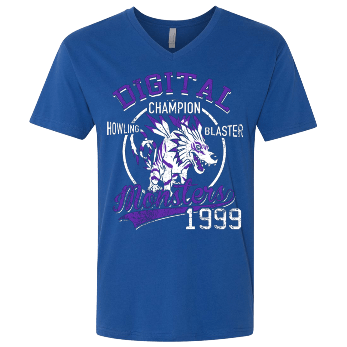 T-Shirts Royal / X-Small Howling Blaster Men's Premium V-Neck