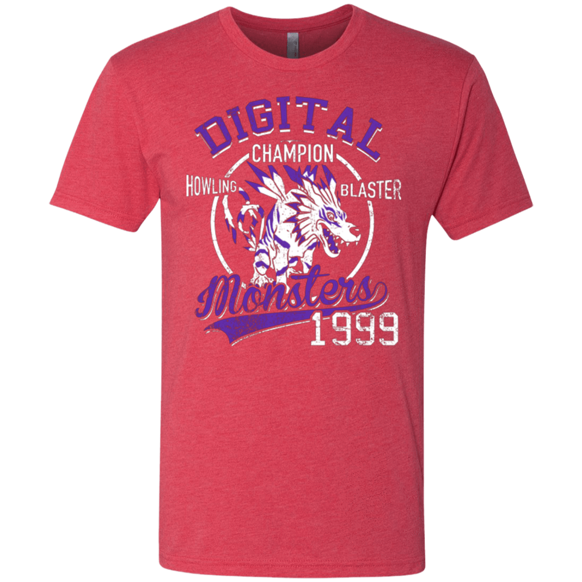 T-Shirts Vintage Red / Small Howling Blaster Men's Triblend T-Shirt