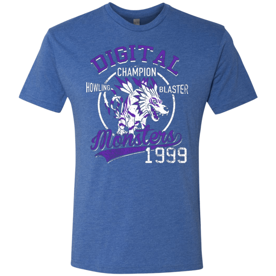 T-Shirts Vintage Royal / Small Howling Blaster Men's Triblend T-Shirt