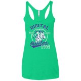 T-Shirts Envy / X-Small Howling Blaster Women's Triblend Racerback Tank