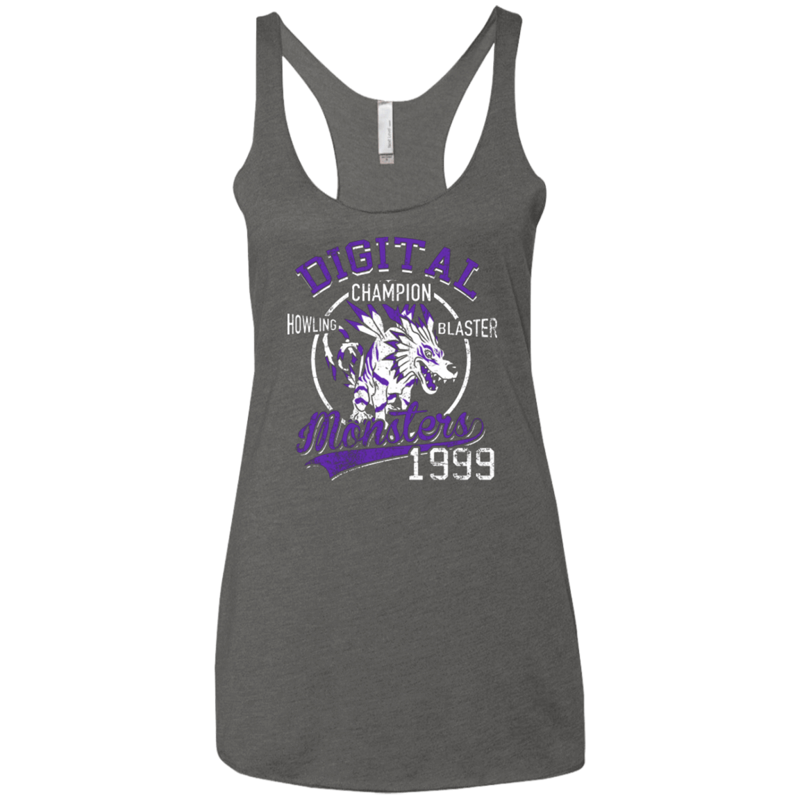 T-Shirts Premium Heather / X-Small Howling Blaster Women's Triblend Racerback Tank