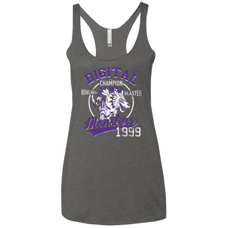 T-Shirts Premium Heather / X-Small Howling Blaster Women's Triblend Racerback Tank