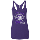 T-Shirts Purple / X-Small Howling Blaster Women's Triblend Racerback Tank