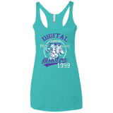 T-Shirts Tahiti Blue / X-Small Howling Blaster Women's Triblend Racerback Tank
