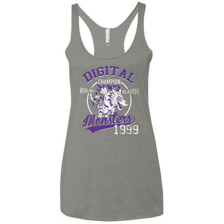 T-Shirts Venetian Grey / X-Small Howling Blaster Women's Triblend Racerback Tank