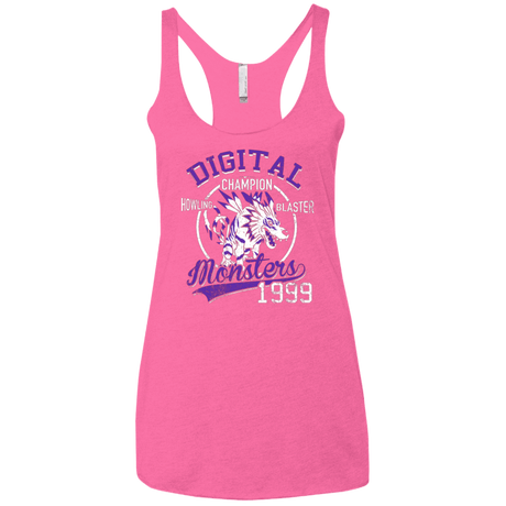 T-Shirts Vintage Pink / X-Small Howling Blaster Women's Triblend Racerback Tank