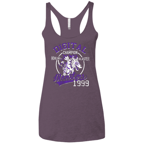 T-Shirts Vintage Purple / X-Small Howling Blaster Women's Triblend Racerback Tank