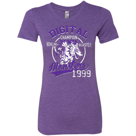T-Shirts Purple Rush / Small Howling Blaster Women's Triblend T-Shirt