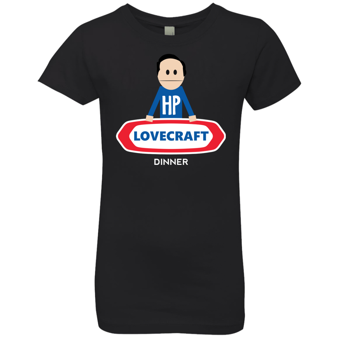 T-Shirts Black / YXS HP LoveCraft Dinner Girls Premium T-Shirt