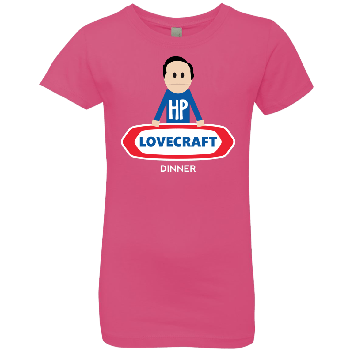 T-Shirts Hot Pink / YXS HP LoveCraft Dinner Girls Premium T-Shirt