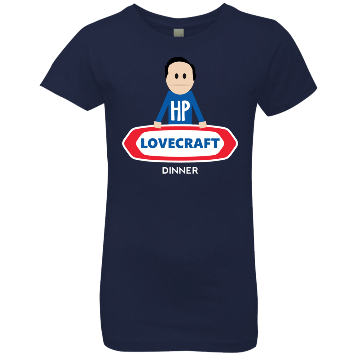 T-Shirts Midnight Navy / YXS HP LoveCraft Dinner Girls Premium T-Shirt