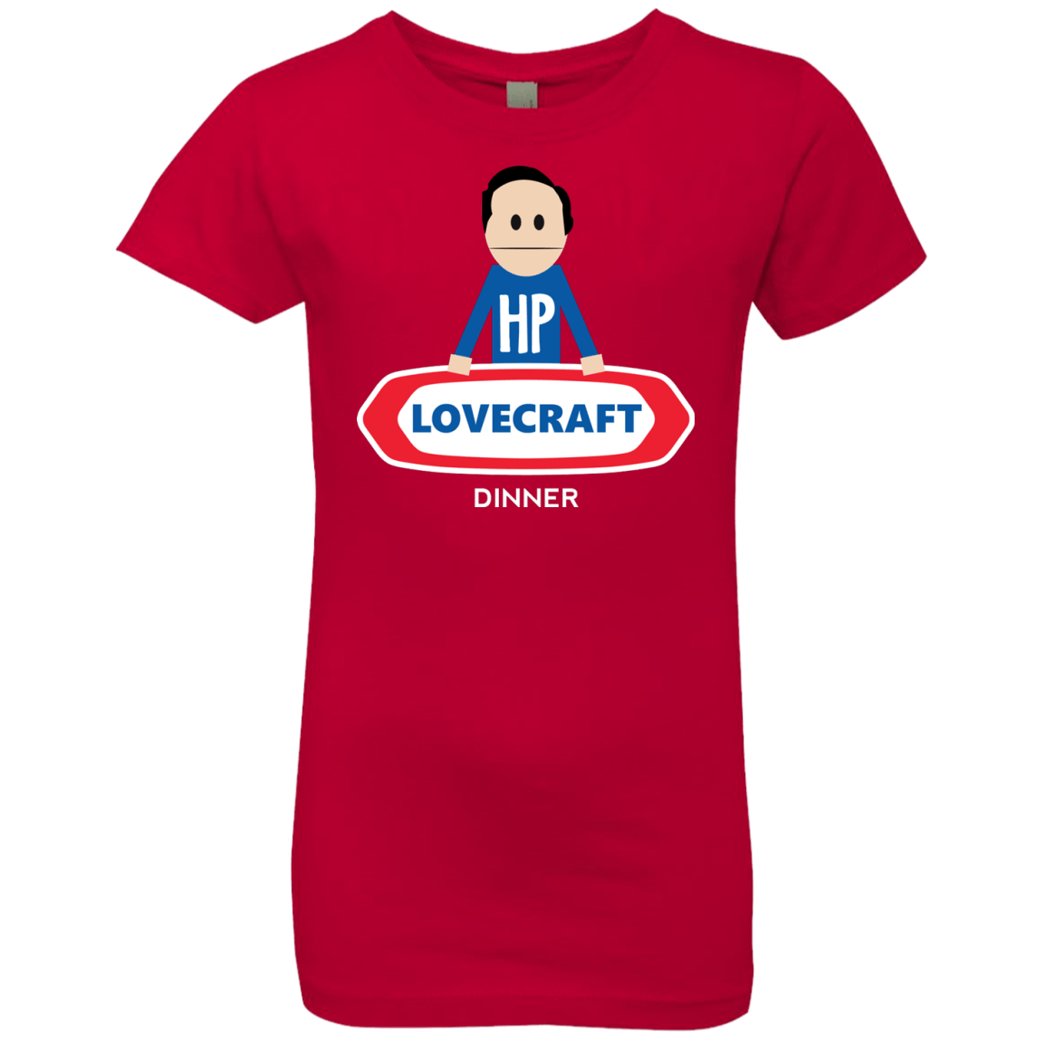 T-Shirts Red / YXS HP LoveCraft Dinner Girls Premium T-Shirt