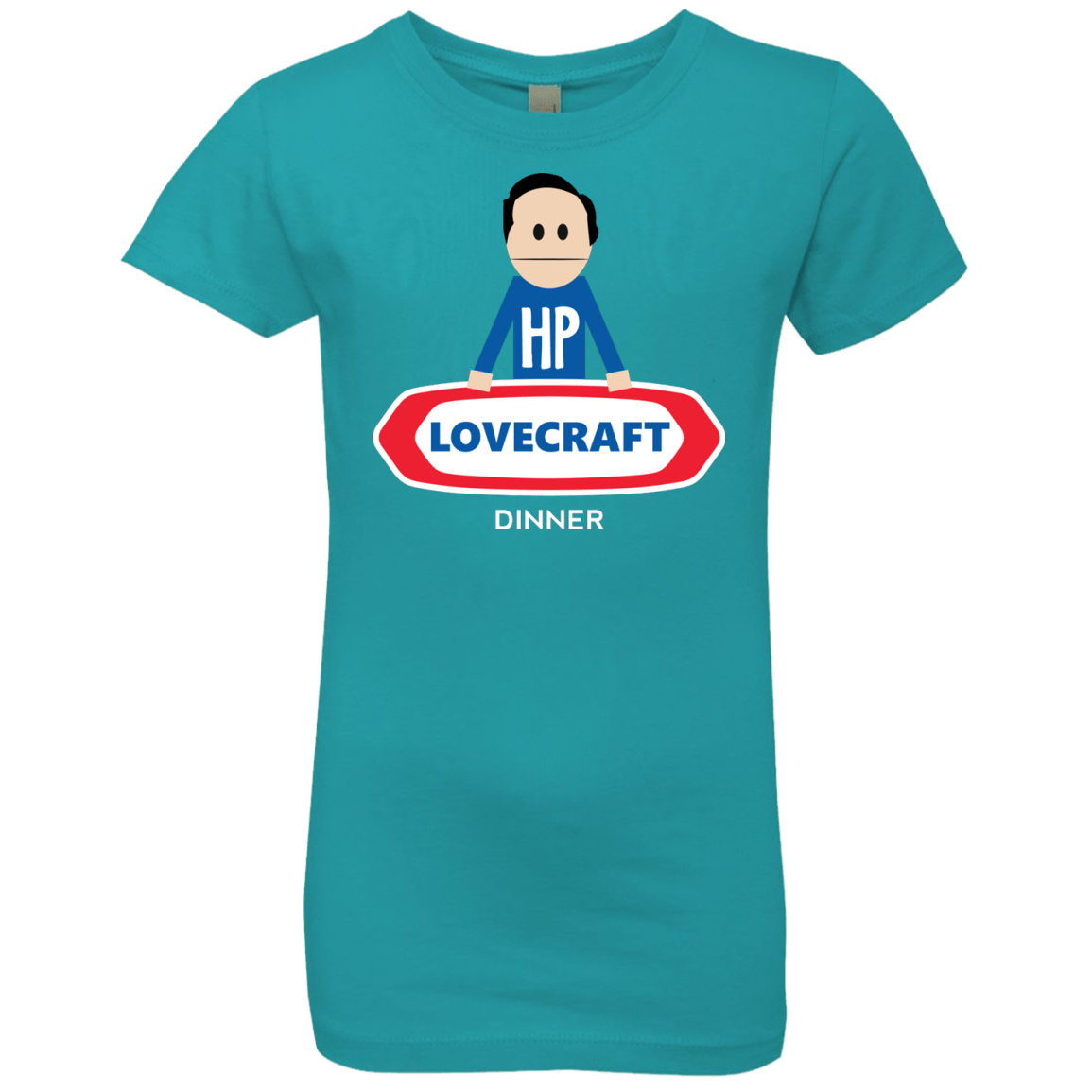 T-Shirts Tahiti Blue / YXS HP LoveCraft Dinner Girls Premium T-Shirt