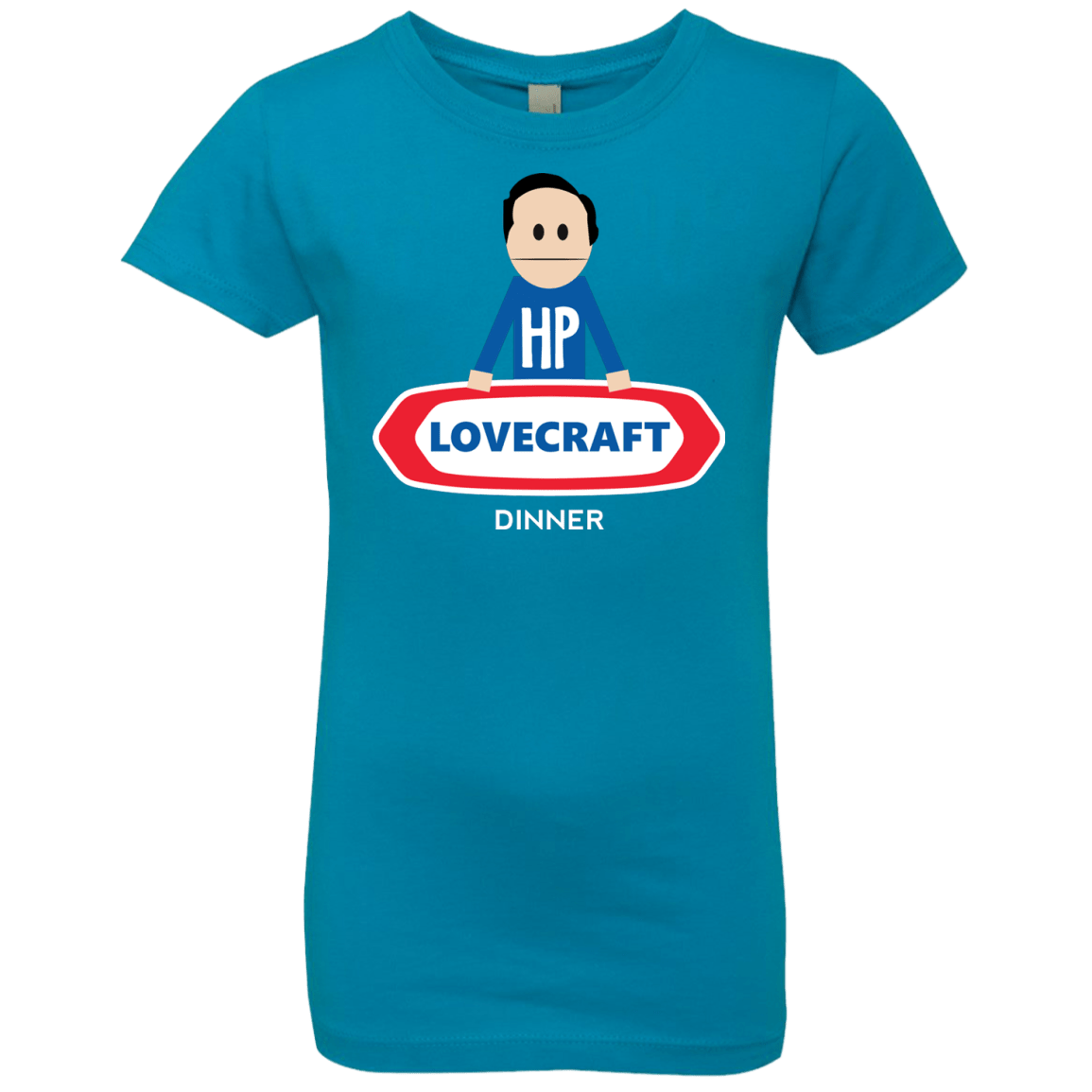 T-Shirts Turquoise / YXS HP LoveCraft Dinner Girls Premium T-Shirt