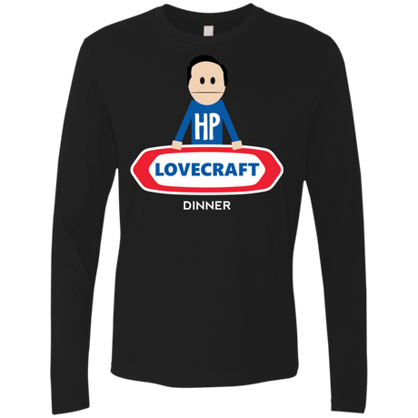T-Shirts Black / Small HP LoveCraft Dinner Men's Premium Long Sleeve