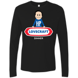 T-Shirts Black / Small HP LoveCraft Dinner Men's Premium Long Sleeve