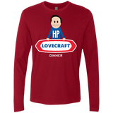 T-Shirts Cardinal / Small HP LoveCraft Dinner Men's Premium Long Sleeve